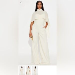 Elegant Cream Jumpsuit